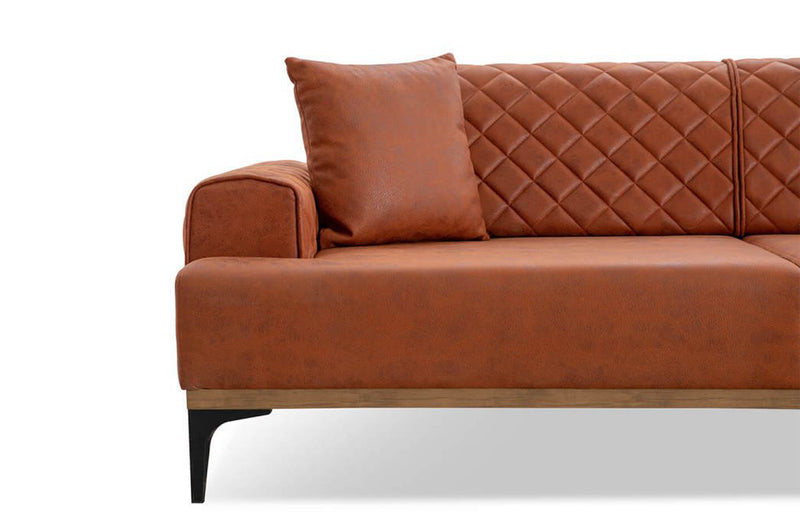 Canapea extensibilă 3 locuri BADE 220 cm, Easy clean, Opțiuni culoare