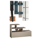 Set cuier și pantofar cu oglindă NOVA 100 cm, Opțiuni culoare