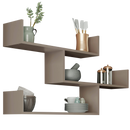 Raft de perete BULLY 120 x 66 cm, Opțiuni culoare