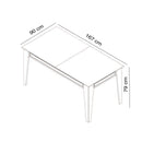 Masă fixă RUSTIK 167 x 90 cm - Maroom