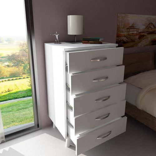 Comodă HEIDI 5 sertare 50 x 88 cm, Opțiuni culoare