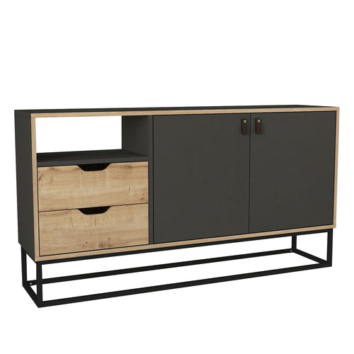 Comodă DORIS 2 uși 2 sertare 1 raft 150 x 80 cm - Maroom