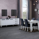 Comodă EMPOLI ALB 3 uşi 3 sertare 190 x 84 cm - Maroom