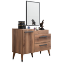 Comodă EMPOLI 1 ușă 3 sertare 116 x 85 cm - Maroom