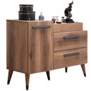 Comodă EMPOLI 1 ușă 3 sertare 116 x 85 cm - Maroom