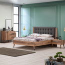 Comodă EMPOLI 1 ușă 3 sertare 116 x 85 cm - Maroom