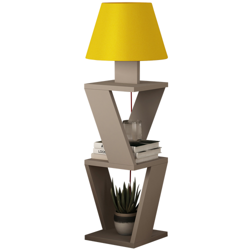 Lampadar ZETA 2 rafturi 22 x 85 cm, Opțiuni culoare