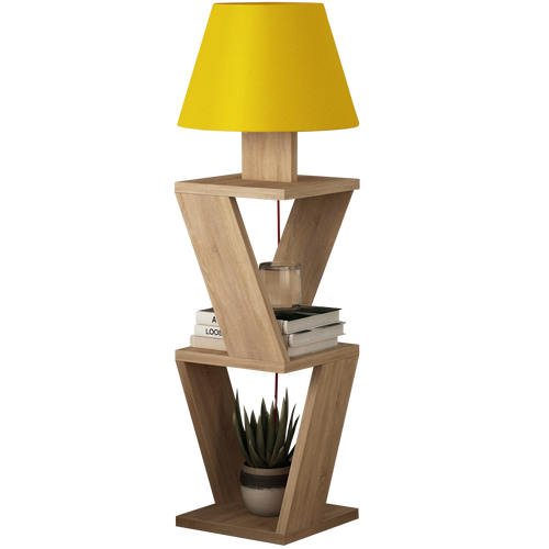 Lampadar ZETA 2 rafturi 22 x 85 cm, Opțiuni culoare