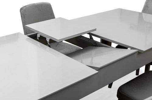 Masă extensibilă OSLO 170 ( 204 ) x 89 cm, Gri