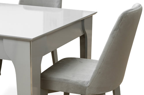 Masă extensibilă OSLO 170 ( 204 ) x 89 cm, Gri