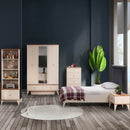 Bibliotecă LENA 4 rafturi 1 ușă 62 x 187 cm - Maroom