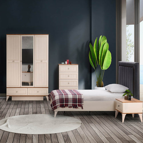 Dulap LENA 3 uși 2 sertare 127 x 202 cm - Maroom