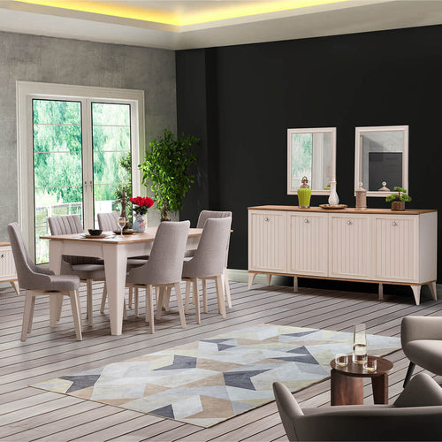 Comodă LENA 4 uși 197 x 92 cm - Maroom