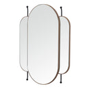 Oglindă LOTTO J 74 x 94 cm, Nuc