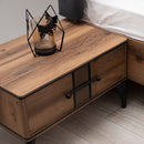 Noptieră LOTTO 1 sertar 60 x 45 cm, Nuc