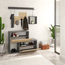 Set cuier și pantofar HOLLY 2 rafturi 2 uşi 120 cm, Opţiuni culoare