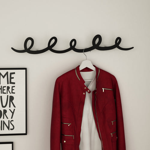 Cuier metal perete CURLY 84 cm - Maroom