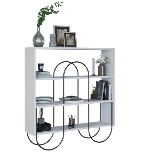 Bibliotecă MAVERICK 3 rafturi 96 x 100 cm, Opțiuni culoare