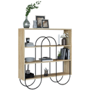 Bibliotecă MAVERICK 3 rafturi 96 x 100 cm, Opțiuni culoare