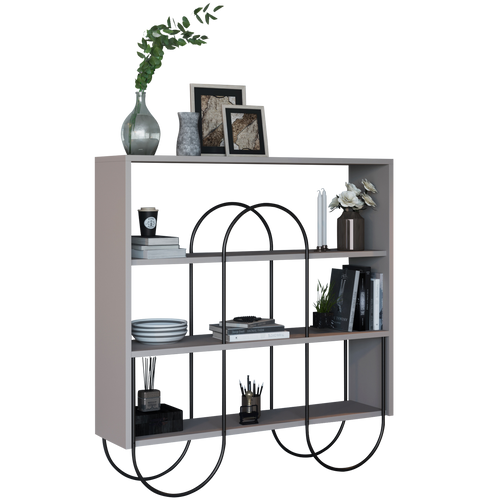 Bibliotecă MAVERICK 3 rafturi 96 x 100 cm, Opțiuni culoare