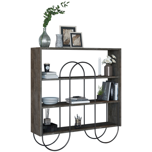 Bibliotecă MAVERICK 3 rafturi 96 x 100 cm, Opțiuni culoare