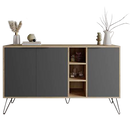 Comodă LARA 3 rafturi 3 uşi 142 x 83 cm, Opțiuni culoare