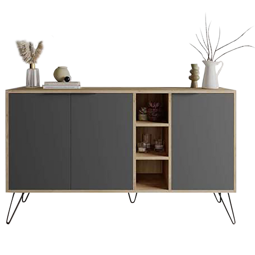 Comodă LARA 3 rafturi 3 uşi 142 x 83 cm, Opțiuni culoare