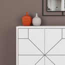 Comodă DORA 4 uşi 123 x 77 cm, Opțiuni culoare