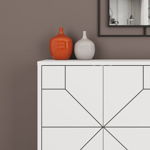 Comodă DORA 4 uşi 123 x 77 cm, Opțiuni culoare