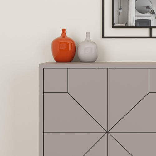 Comodă DORA 4 uşi 123 x 77 cm, Opțiuni culoare