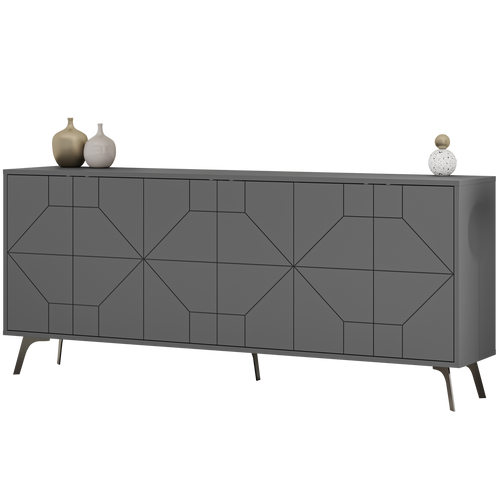 Comodă DORA 6 uşi 184 x 77 cm, Opțiuni culoare