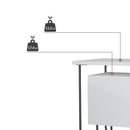 Noptieră ATLAS 1 ușă 40 x 45 cm, Opțiuni culoare