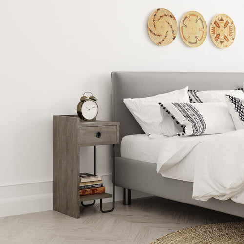 Noptieră ORION stânga 1 raft 1 sertar 32 x 61 cm, Opțiuni culoare