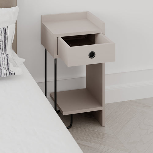 Noptieră ORION dreapta 1 raft 1 sertar 32 x 61 cm, Opțiuni culoare