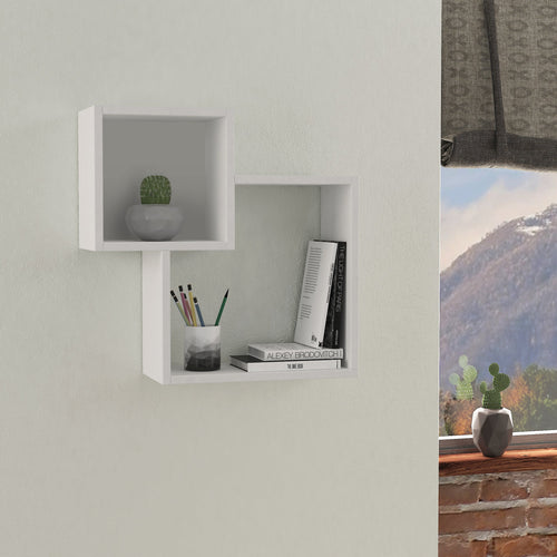 Raft de perete CRASH 58 x 58 cm, Opțiuni culoare