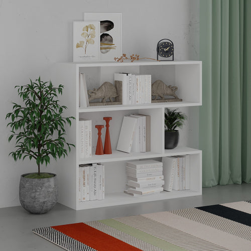 Bibliotecă ANJELIQUE 3 rafturi 94 x 89 cm, Opțiuni culoare