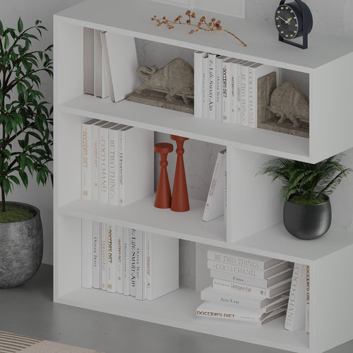 Bibliotecă ANJELIQUE 3 rafturi 94 x 89 cm, Opțiuni culoare