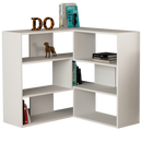 Bibliotecă ANJELIQUE 6 rafturi 158 x 89 cm, Opțiuni culoare - Maroom