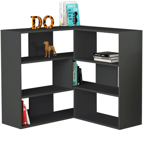 Bibliotecă ANJELIQUE 6 rafturi 158 x 89 cm, Opțiuni culoare - Maroom