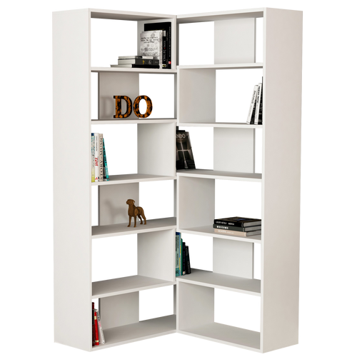 Bibliotecă ANJELIQUE 12 rafturi 94 x 179 cm, Opțiuni culoare