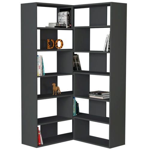 Bibliotecă ANJELIQUE 12 rafturi 94 x 179 cm, Opțiuni culoare