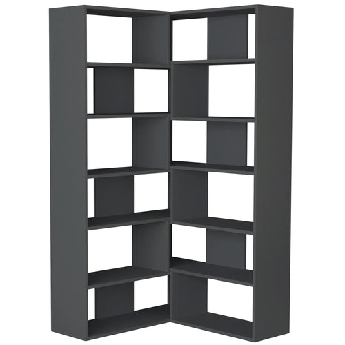 Bibliotecă ANJELIQUE 12 rafturi 94 x 179 cm, Opțiuni culoare