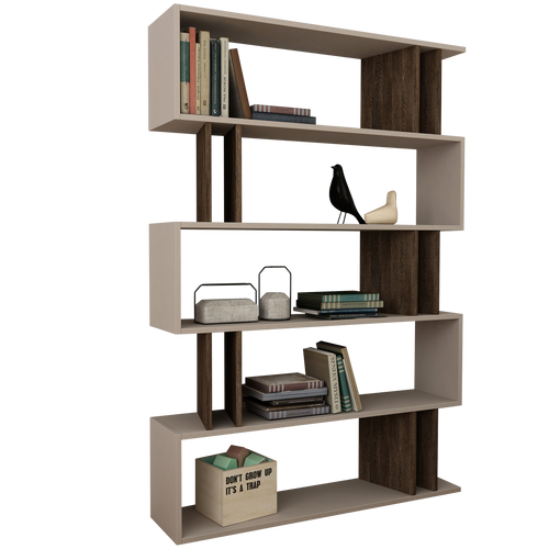 Bibliotecă ELVIS 5 rafturi 110 x 161 cm, Opțiuni culoare