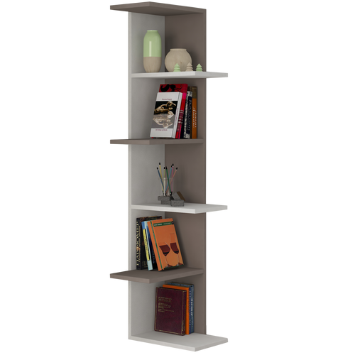 Bibliotecă JUMP 5 rafturi 37 x 141 cm, Opțiuni culoare