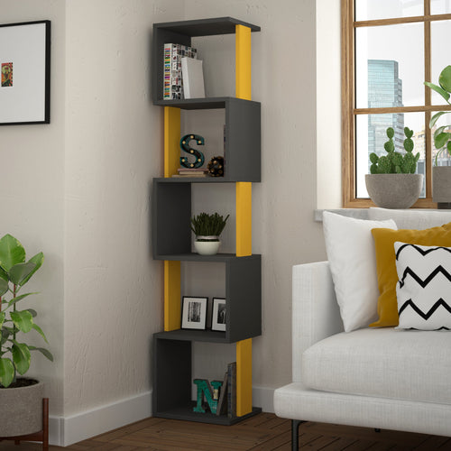 Bibliotecă SNAKE 5 rafturi 35 x 161 cm, Opțiuni culoare