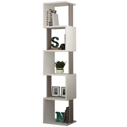 Bibliotecă SNAKE 5 rafturi 35 x 161 cm, Opțiuni culoare