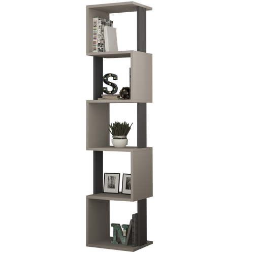 Bibliotecă SNAKE 5 rafturi 35 x 161 cm, Opțiuni culoare