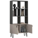 Bibliotecă BENTLEY 8 rafturi 2 uşi 80 x 166 cm, Opțiuni culoare