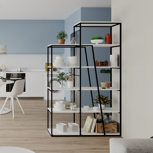 Bibliotecă AURA 5 rafturi 110 x 178 cm, Opțiuni culoare