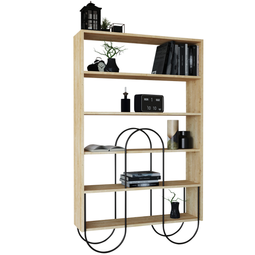 Bibliotecă MAVERICK 5 rafturi 97 x 159 cm, Opțiuni culoare